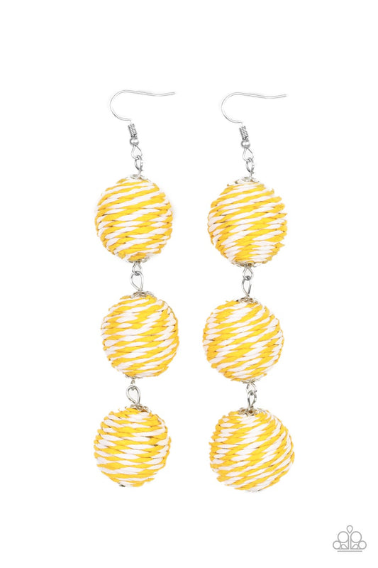 Laguna Lanterns - Yellow Earrings