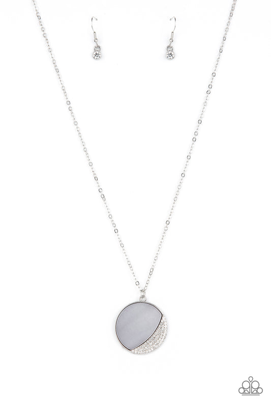 Oceanic Eclipse - Silver Necklace