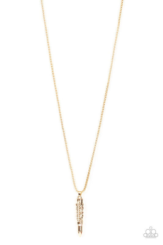 Mysterious Marksman - Gold Urban Necklace