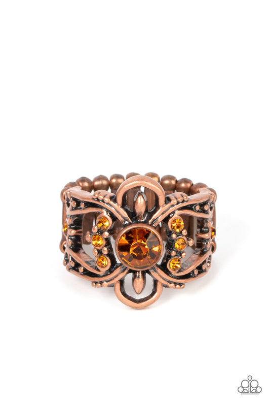We Wear Crowns Here - Copper Ring
